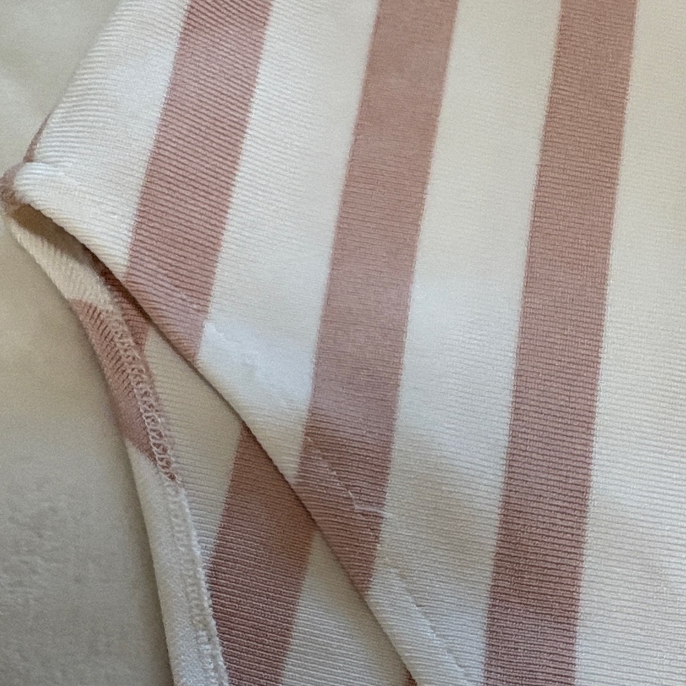 Abercrombie & Fitch Striped Bodysuit - Cream and Tan - Picture 3 of 5